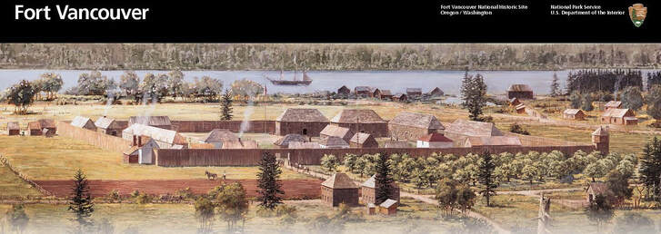 Front page of Fort Vancouver park brochure