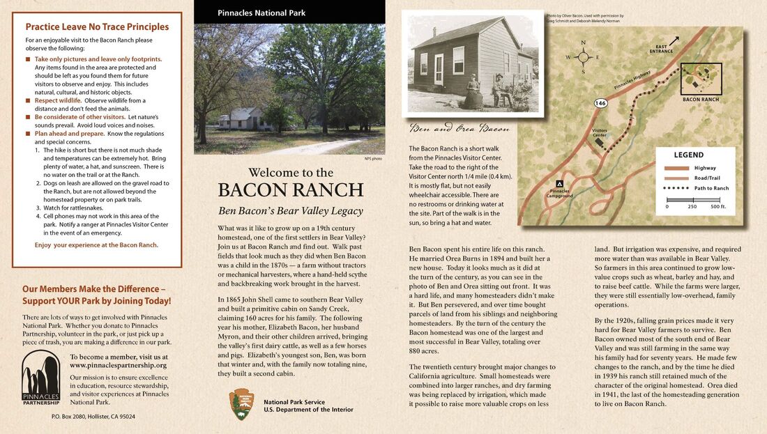 Outside of Bacon Ranch brochure (English version)