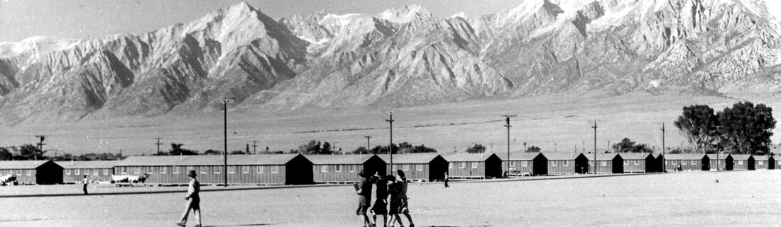 Historic panorama of Manzanar