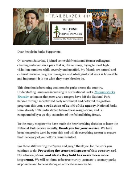 A preview of Trailblazer 44 newsletter